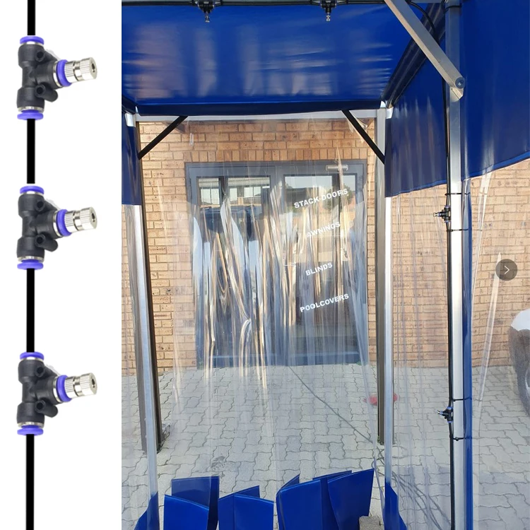 ערכת הרכבה עצמית DIY מבוקשת 10M, מערכת קירור בערפל בלחץ נמוך