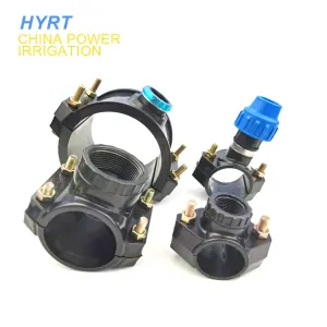 Irrigation Fittings Saddle Clamps for Irrigation Drip Pipe pp Fittings pp Saddle Clamp Agricultural Irrigation