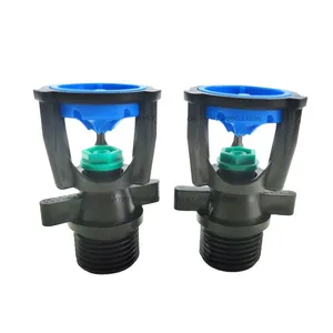 Microaspersor de 1/2" com pulverização de água de 360 graus para irrigação de pomares e hortaliças