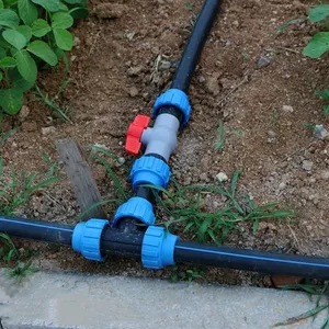 אביזרי דחיסה מהירים PVC PN16 PP HDPE, מחבר צינור ואביזר השקיה לצינור טפטוף