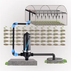 Diseño de sistemas automáticos de riego por goteo agrícola, cinta, tubería y manguera