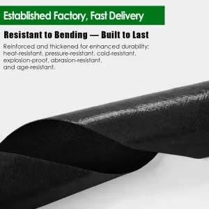 Factory Direct Supply of Black Braided 2inch 3inch 8inch 12inchPE Braided Hoses Agricultural Irrigation Systems
