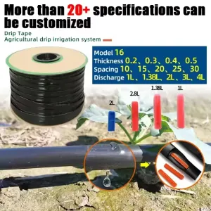 Agriculture Irrigation System New Type White Drip Tape 16mm Drip Tape for Irrigation System