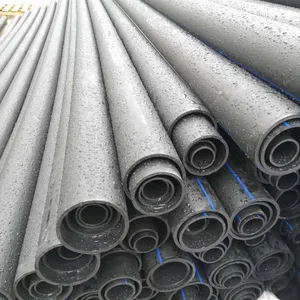 Tubo d'acqua nero in plastica HDPE/LDPE all'ingrosso di fabbrica per impianti di irrigazione