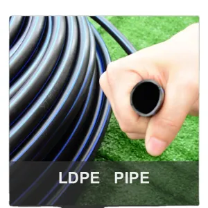 Tubería LDPE HDPE 4KG de polietileno para suministro de agua o sistemas de drenaje