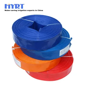 צינור שטוח איכותי PVC, עמיד בלחץ מים גבוה וב-UV, להשקיה חקלאית במחיר מפעל