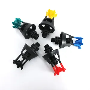 Aspersor de água para jardim 360 graus 1/2" 3/4" M, aspersor oscilante grande para sistema de irrigação de estufas agrícolas