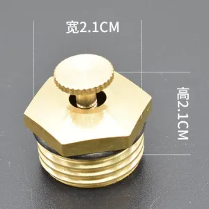 Micro-arroseur atomisant réglable 1/2'' entièrement en cuivre, portée intermédiaire pour jardin agricole
