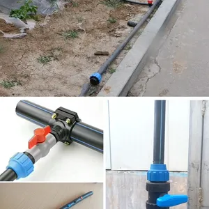 Tuyau PE en plastique HDPE pour alimentation en eau et irrigation agricole
