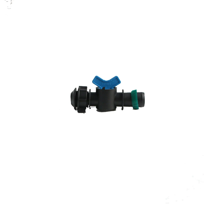Raccord et vanne de raccordement faciles pour ruban, tuyau et flexible d’irrigation goutte-à-goutte en plastique, vanne pour tuyau d’aspersion