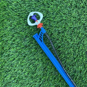 Plastic Micro Irrigation Water Sprinkler With Stakes Set