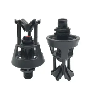 Aspersor de água para jardim 360 graus 1/2" 3/4" M, aspersor oscilante grande para sistema de irrigação de estufas agrícolas