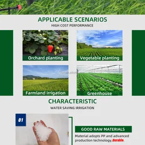 Einstellbarer Tropfer für landwirtschaftliche Tropfbewässerungssysteme