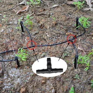 Immagine dei componenti di IRRINEX 1/4-inch Kit di raccordi portagomma per irrigazione 7