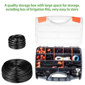 Immagine dei componenti di Kit di nebulizzazione e raffrescamento del giardino IRRINEX da 147 ft 8