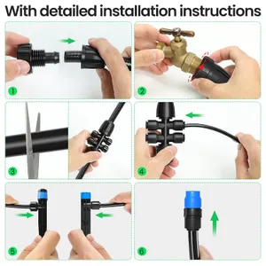 Kit de sistema de irrigação por gotejamento IRRINEX 230 ft 247 ft, vista da opção 6
